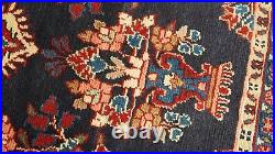 Large Vintage Medallion Handmade Wool Rug 298 X 233 Cm