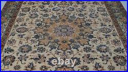 Large Vintage Medallion Handmade Wool Rug 343 X 234 Cm