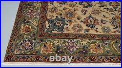 Large Vintage Medallion Handmade Wool Rug 343 X 234 Cm