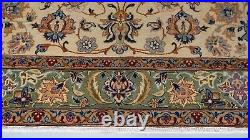 Large Vintage Medallion Handmade Wool Rug 343 X 234 Cm