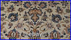 Large Vintage Medallion Handmade Wool Rug 343 X 234 Cm