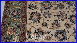 Large Vintage Medallion Handmade Wool Rug 343 X 234 Cm