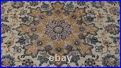 Large Vintage Medallion Handmade Wool Rug 343 X 234 Cm