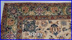 Large Vintage Medallion Handmade Wool Rug 343 X 234 Cm