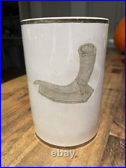 Large antique 18th century creamware Wedgewood tankard mug