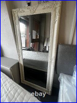 Large cream Antique Style mirror
