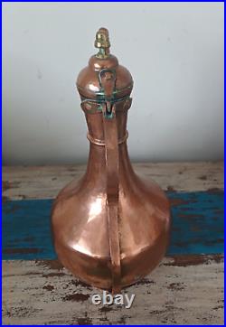 Mid 20th century Middle Eastern large copper ewer