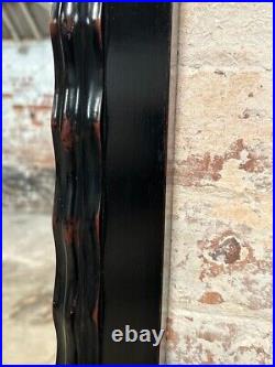Pair Large Late 19th Century Full Length Ebonised Wall Mirrors INC DEL ENG&WALES