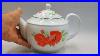 Royal Worcester China Poppies Large Teapot