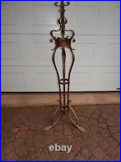 Wrought Iron Large TORCHIERE Early Mid 19th Century